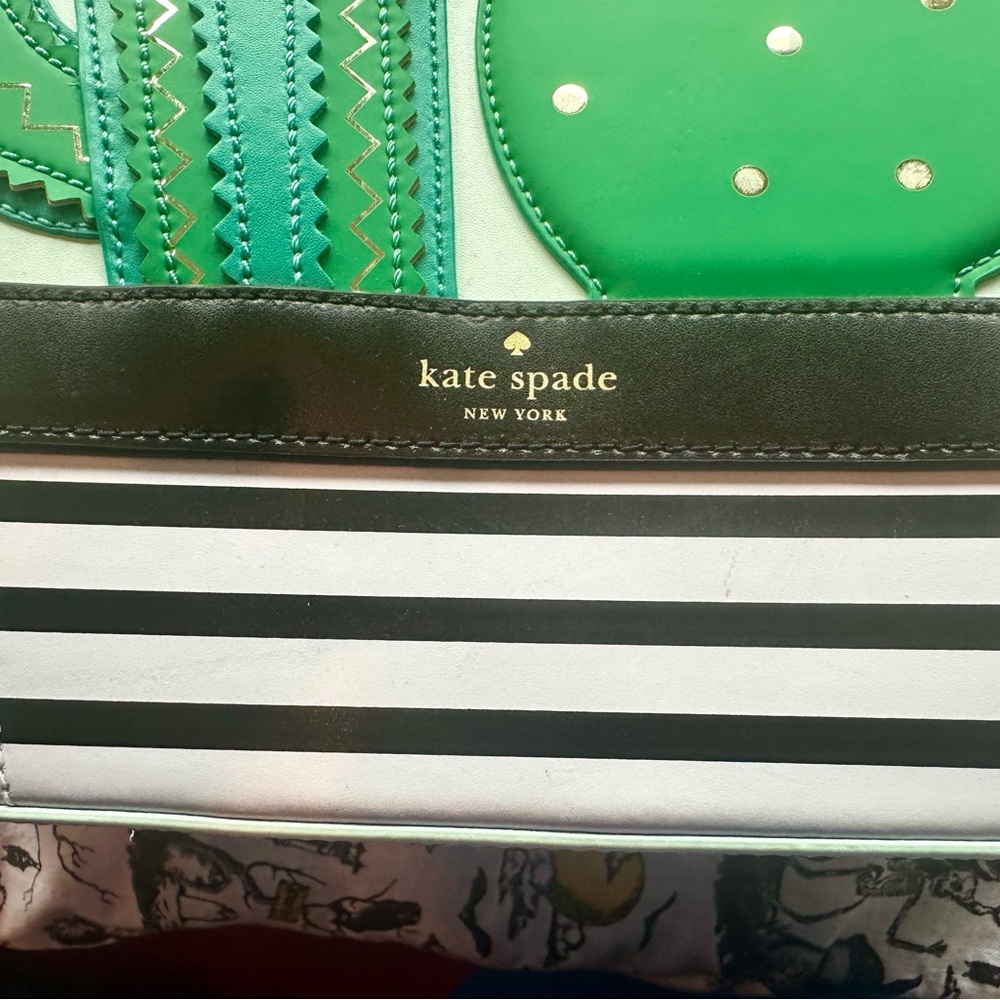 Kate Spade Cactus tote bag - light green leather - Picture 9 of 12